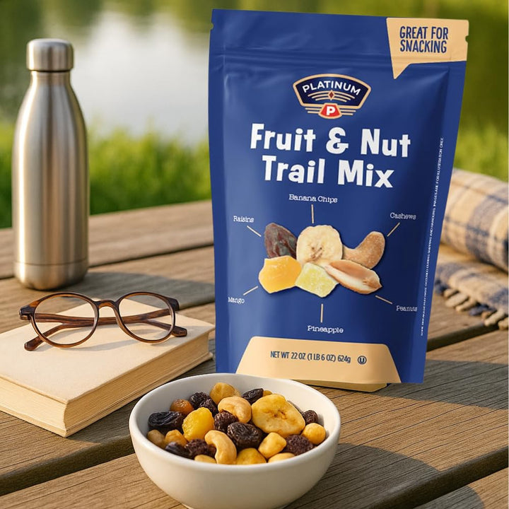 PLATINUM (FOOD) Platinum Nuts Trail Mix Fruit & Nut 22OZ 624G