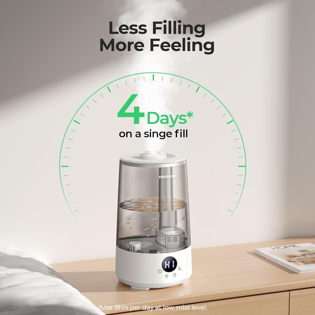Humidifier Homvana Cool Mist 3.6L