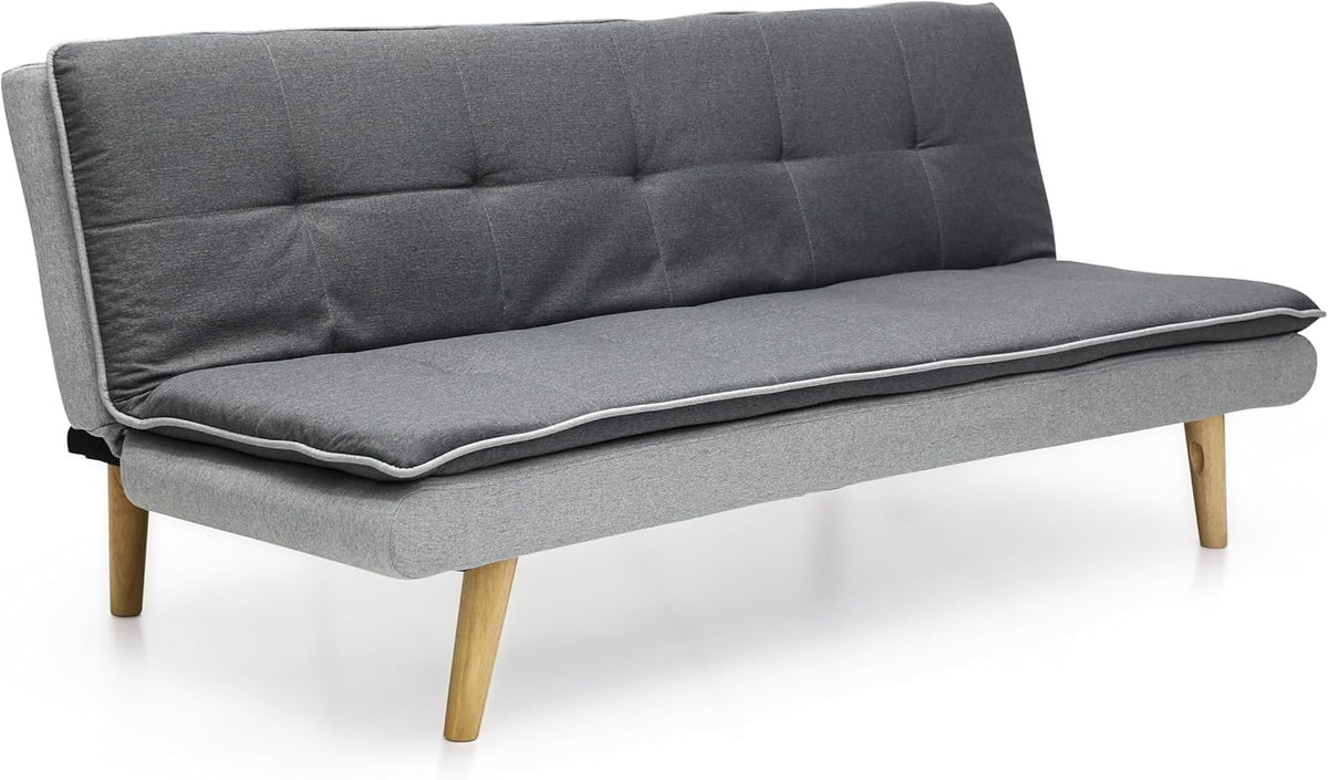 Sofa Bed XL-1550-3 Grey Futon 3-SEATER