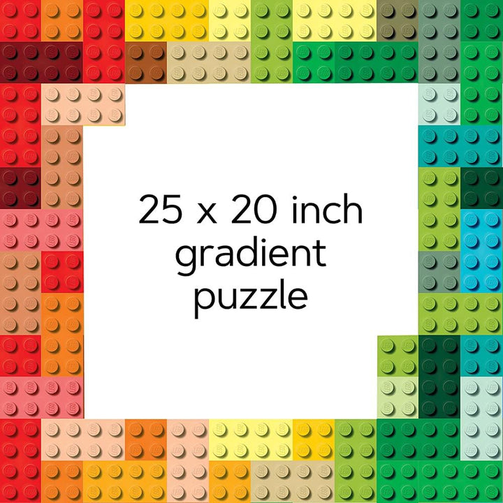 LEGO Toy Rainbow Bricks Jigsaw Puzzle 1000PC