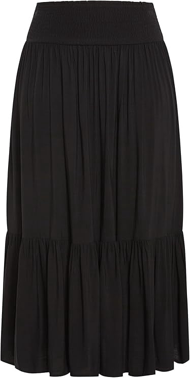 AVENUE Skirt Plus Maxi Isla Black