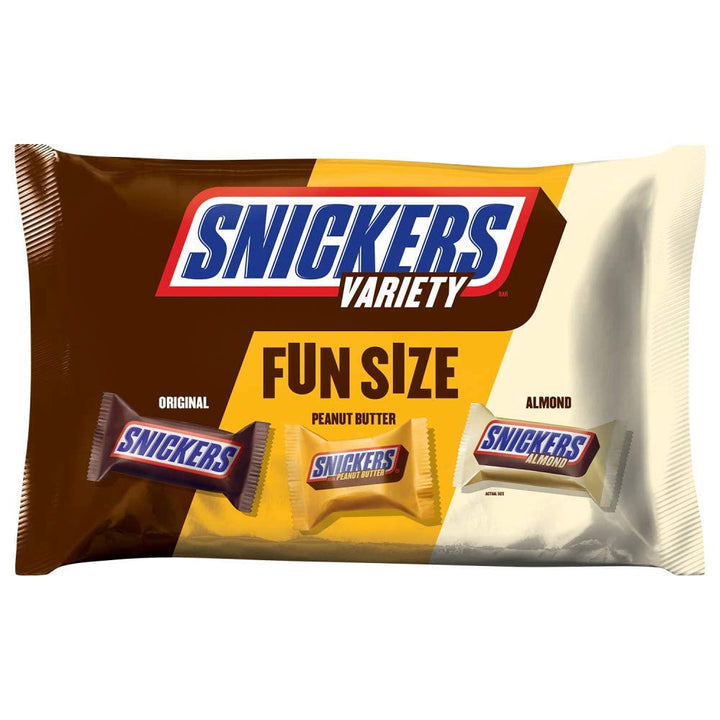 SNICKERS Variety Mix Bag Fun Size 10.36OZ 293.7G