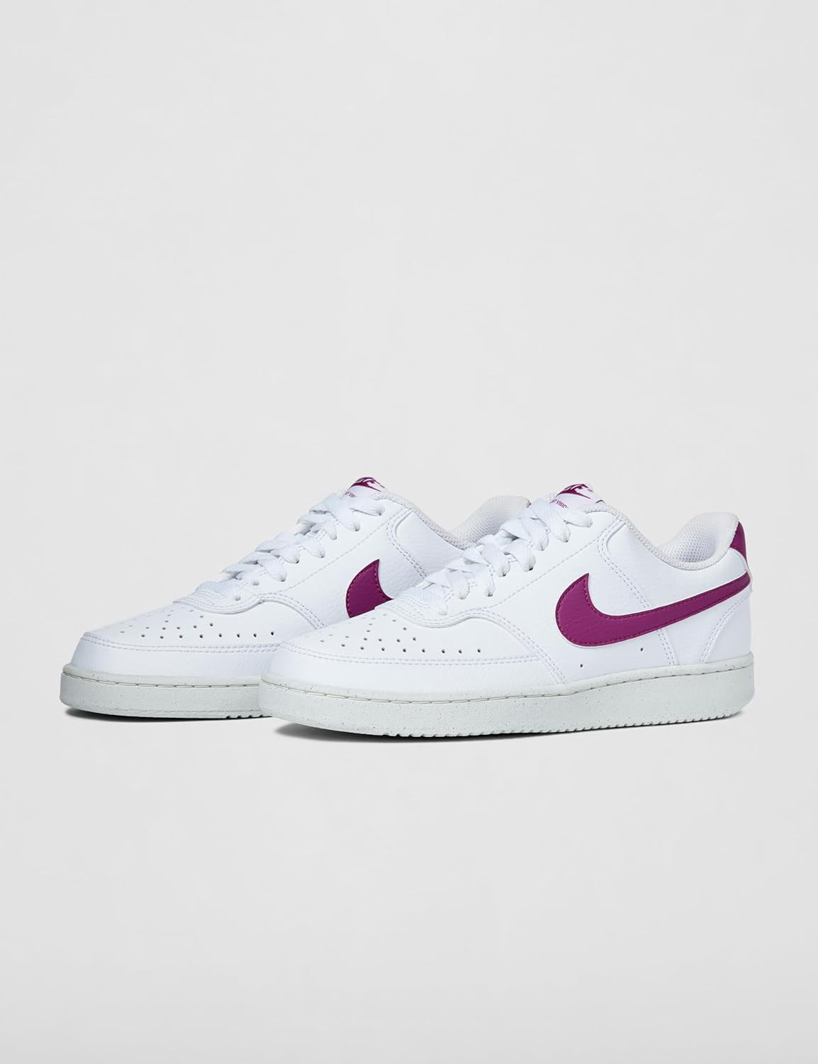 NIKE Footwear Sneaker Court Vision Low Next Nature White & Purple