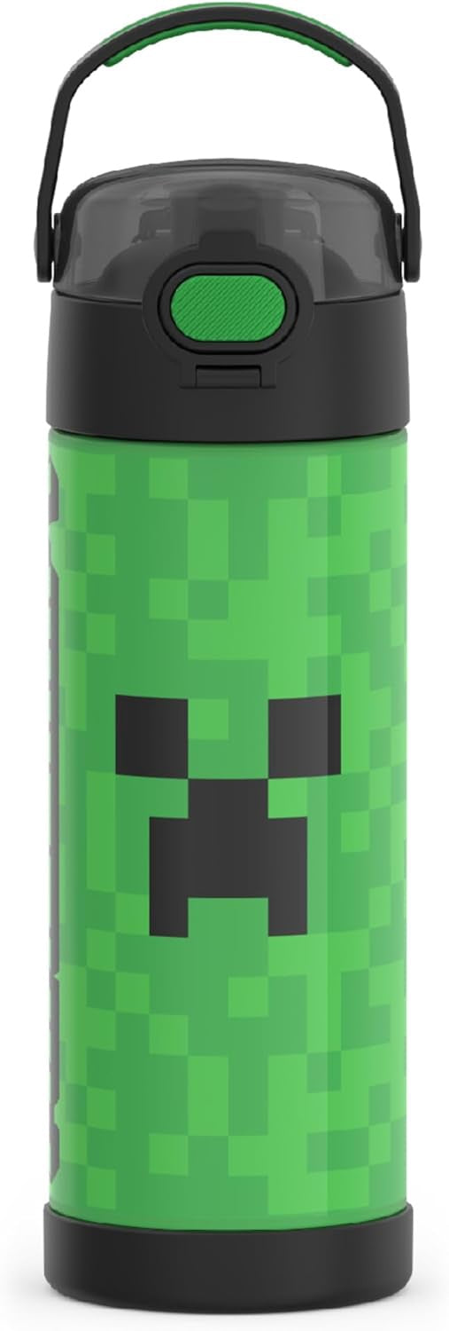 THERMOS Travel Mug Funtainer 16OZ Stainless Steel Vacuum Insulated
