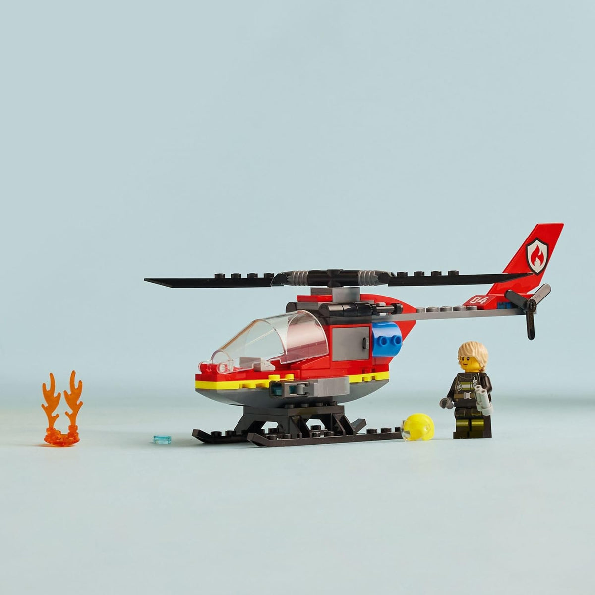LEGO Toy City Fire Rescue Helicopter 85PCS 60411