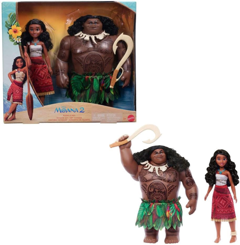 DISNEY Toy Doll Set Moana 2 Voyager