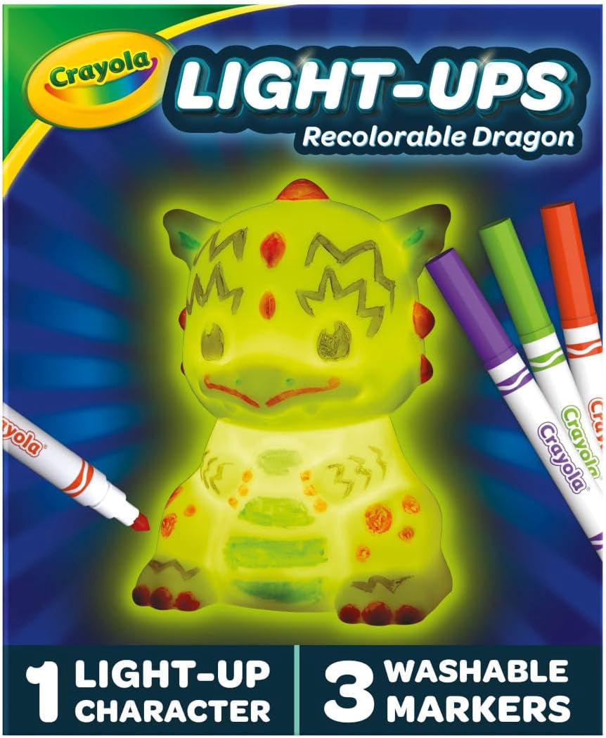 CRAYOLA Toy Light Ups Recolorable Dragon