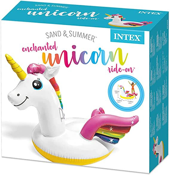 INTEX Pool 57561NP Unicorn 78" X 55" X 38"