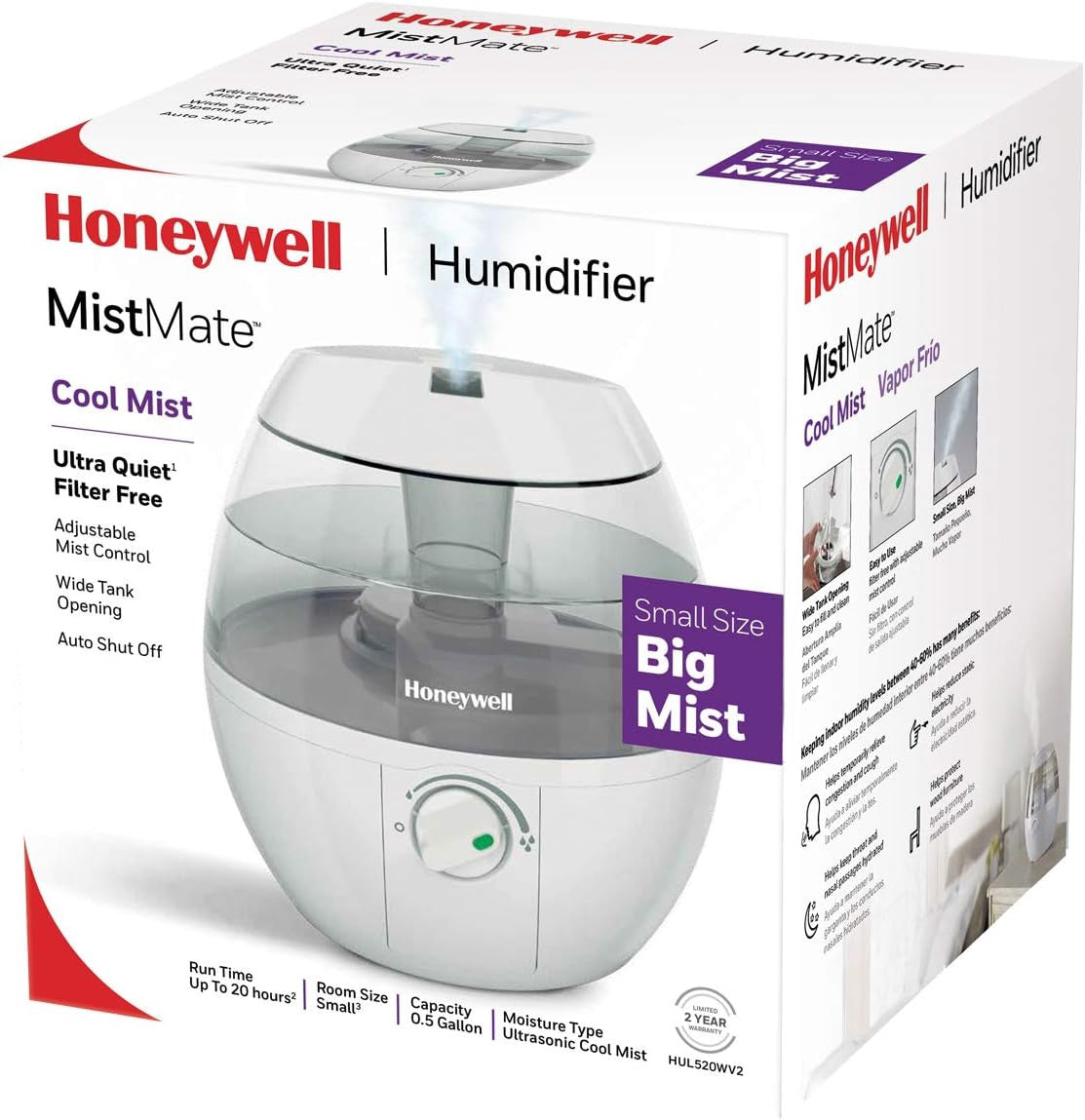 HONEYWELL Humidifier Mistmate Ultrasonic