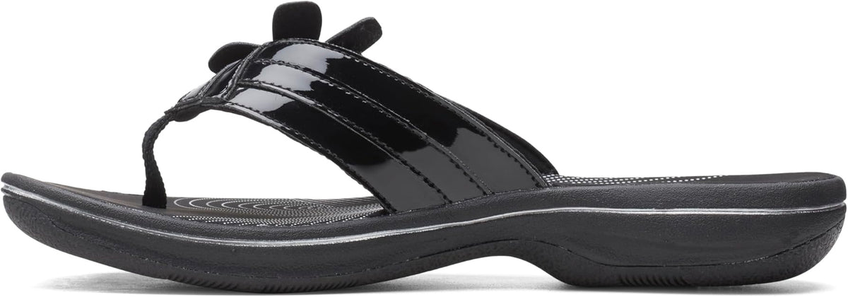 CLARKS Footwear Brinkley Flora Black Patent
