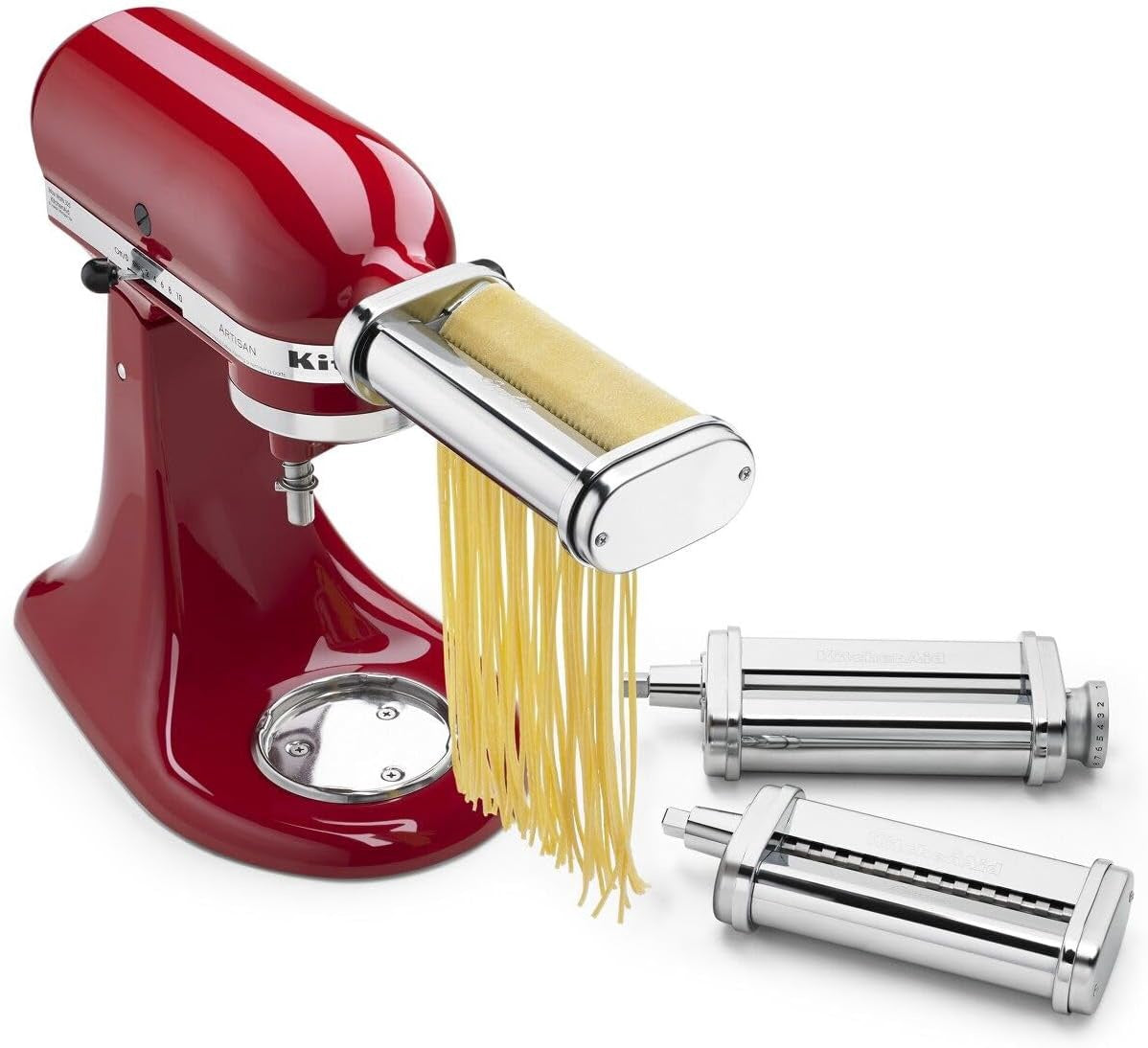 KITCHENAID 3-PIECE Pasta Roller & Cutter Attachment Ksmpra Stainless Steel