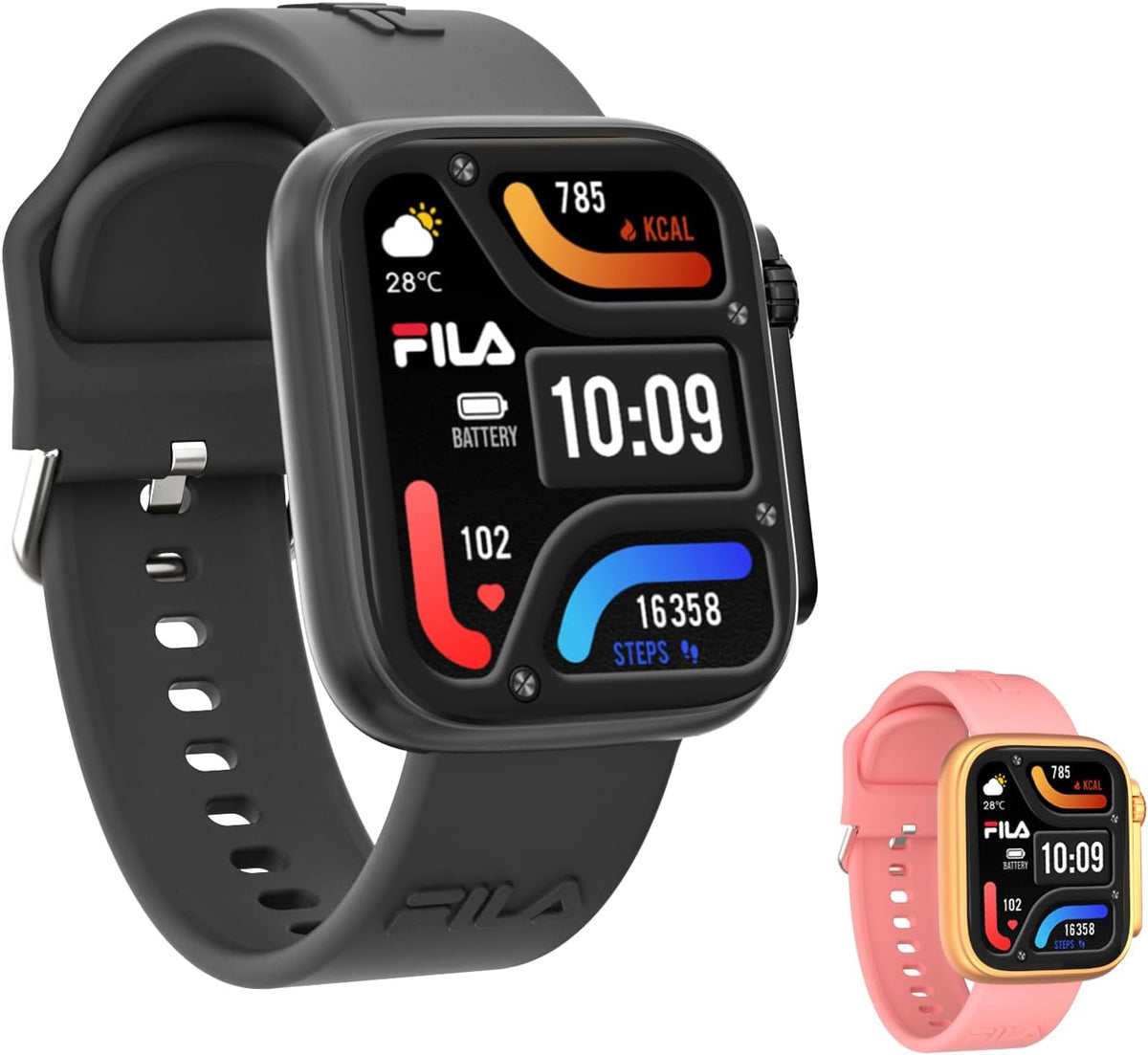 FILA Watch Smart Fitness Tracker Bluetooth SW70 Black