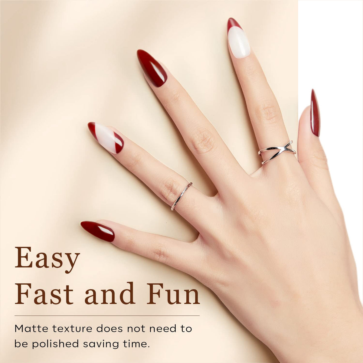 MODELONES Nails Aoft Gel Tip Almond 500PCS