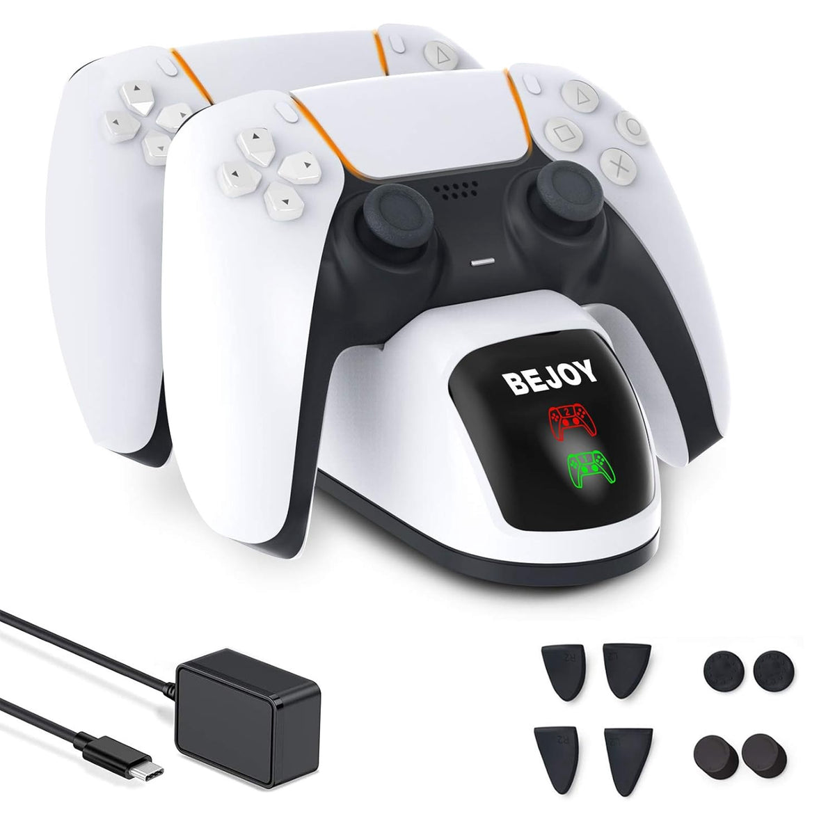 Game Console Controller Charging Dock P-5 PS5 Bejoy Dual Type C X002S1BHNT