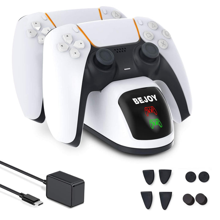 Game Console Controller Charging Dock P-5 PS5 Bejoy Dual Type C X002QZCWMR