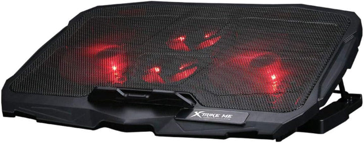 Computer Laptop Cooler Pad Xtrike Me FN-802 Back Lit 16" Laptop Cooling Stand
