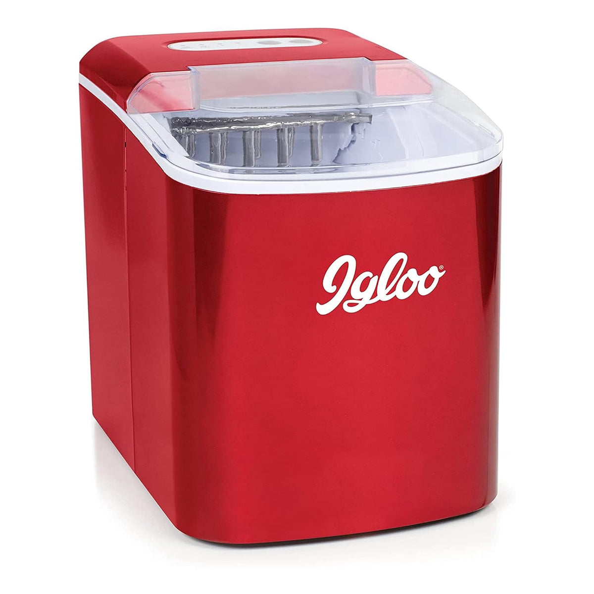 IGLOO Ice Maker 26-LB Automatic Electric Red