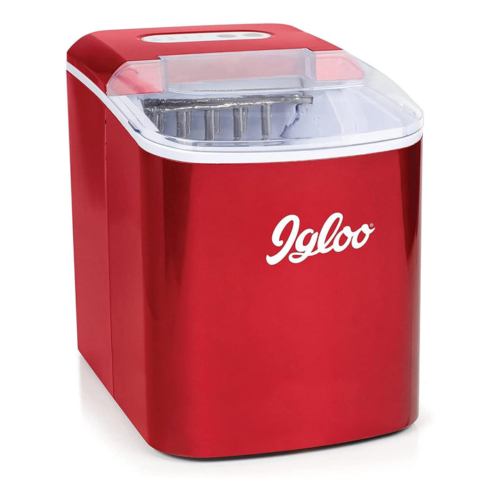 IGLOO Ice Maker 26-LB Automatic Electric Red
