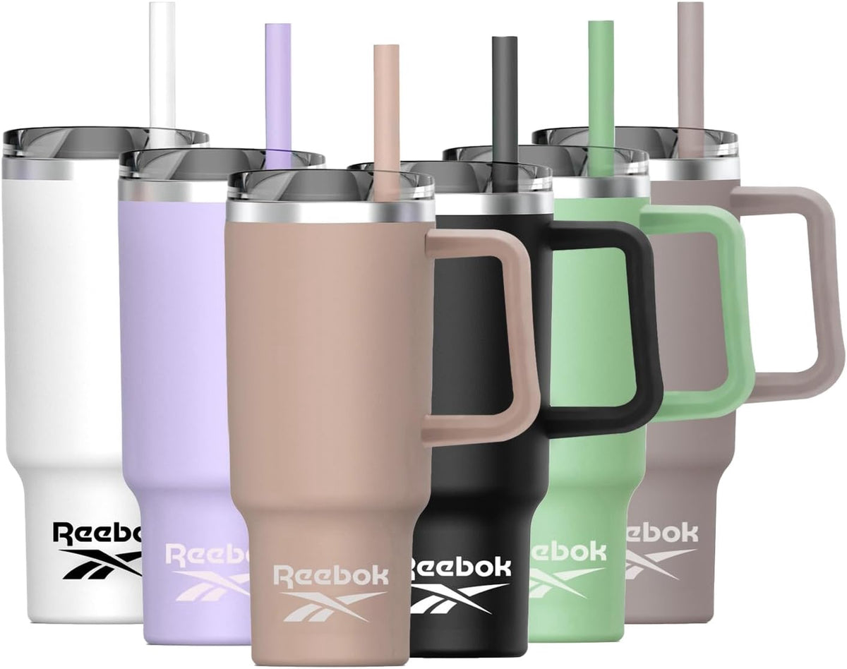 REEBOK Travel Mug Stainless Steel Tumbler 40OZ