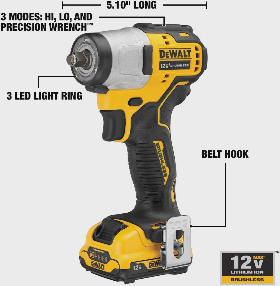 DEWALT Drill Gun DCF902F2 12V Max Xtreme