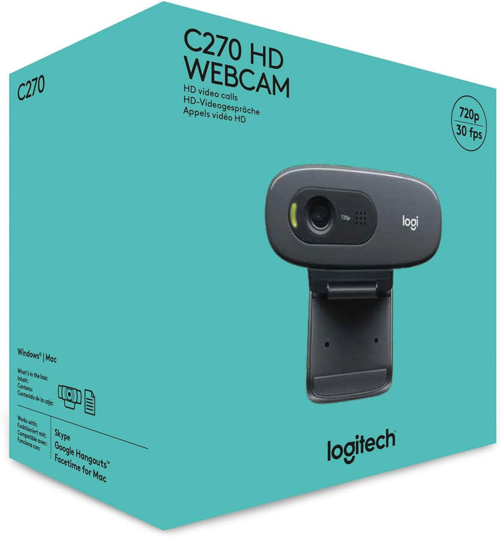 LOGITECH Computer Webcam Logitec C270 HD