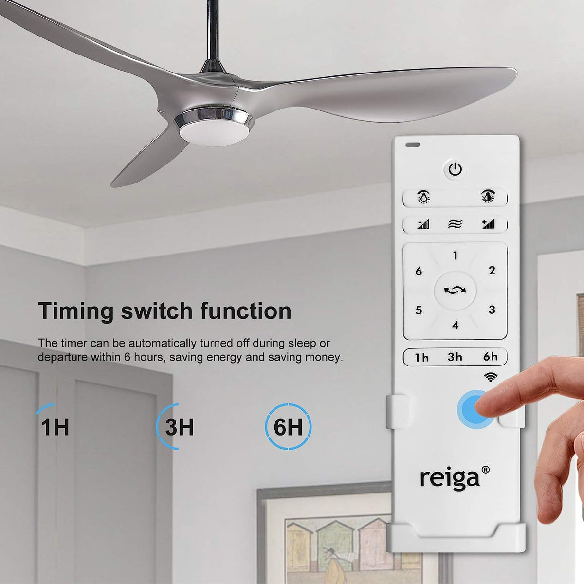 REIGA Fan 52" Ceiling YFT-7062-S