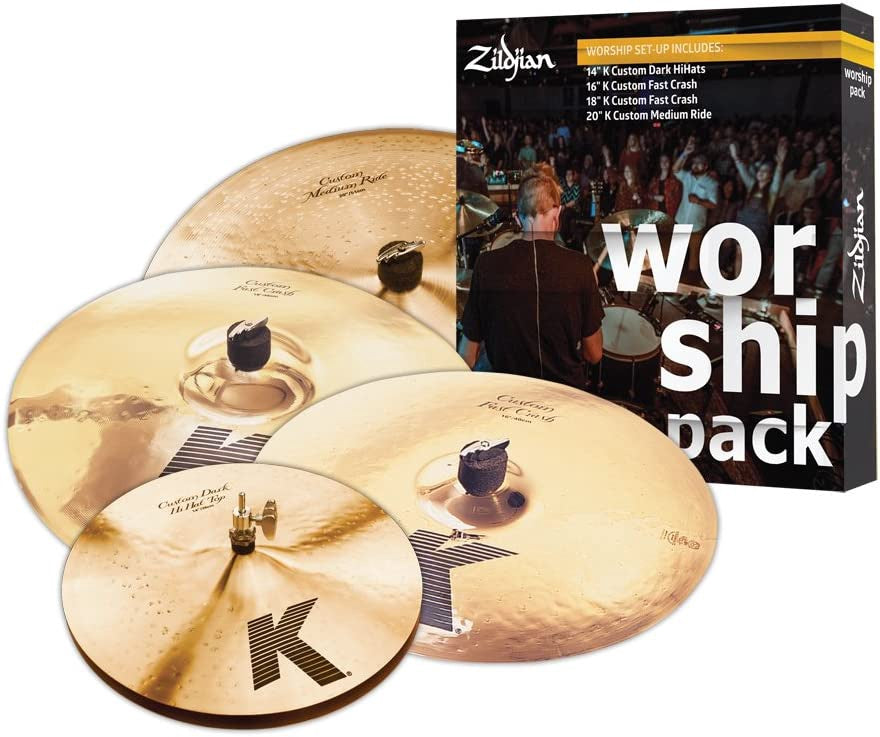 ZILBJIAN Drum Cymbal Zildjian KC0801W K Custom Worship 5PCS Set