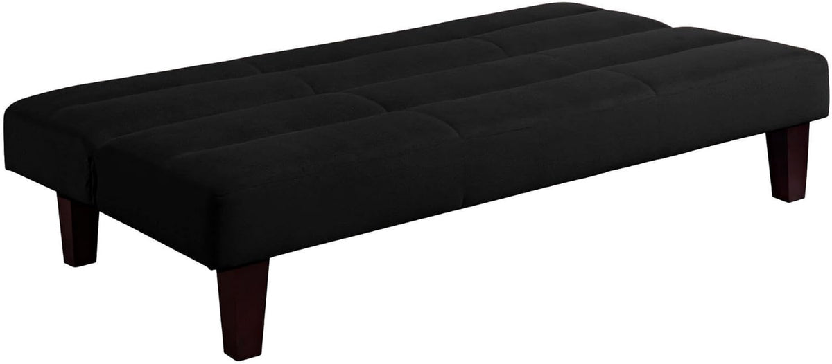 Sofa Bed 69236005 Black Futon 3-SEATER