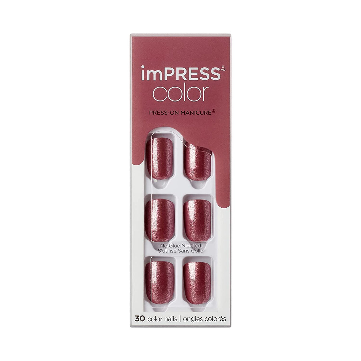 KISS Nails Kit Impress PRESS-ON Manicure 30PCS