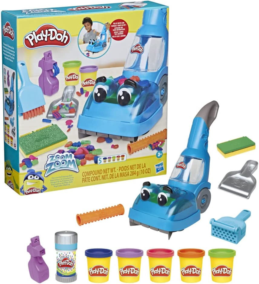 PLAY-DOH Toy Zoom Zoom Vacuum Cleanup Set