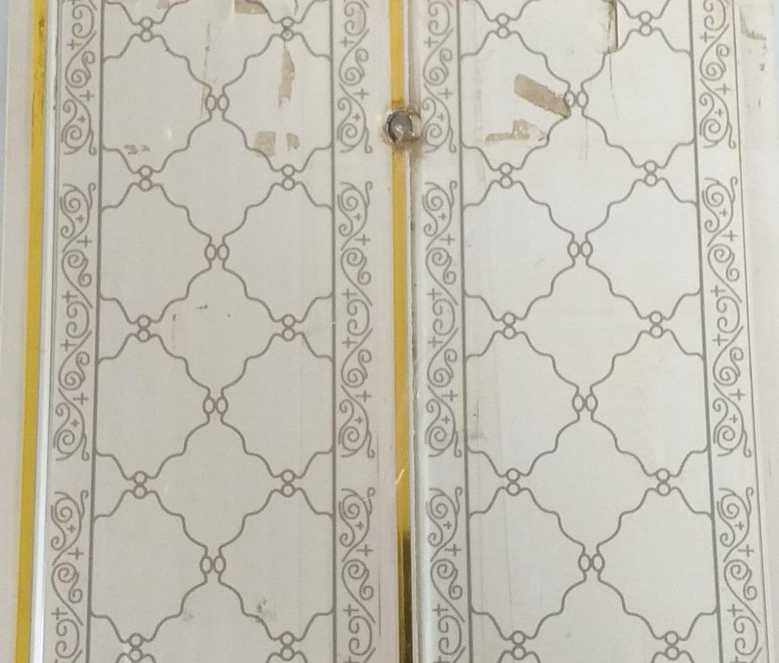 Ceiling PVC 19.5' X 8" #GB004 White & Grey