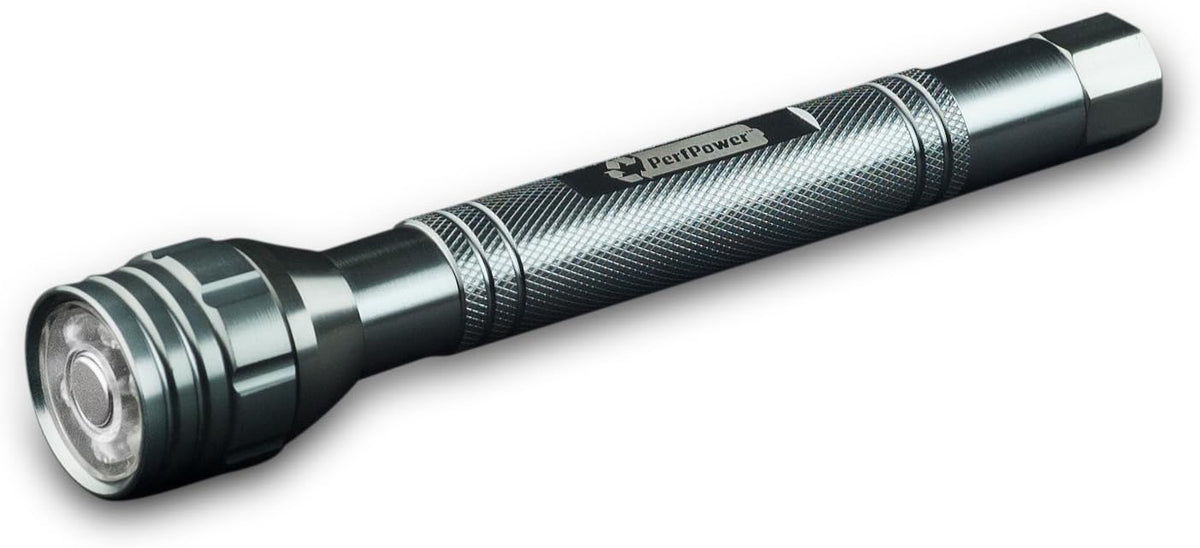 GO GREEN Torch Light LED Gogreen GG-113-06TM Telescoping Flashlight with Magnetic End