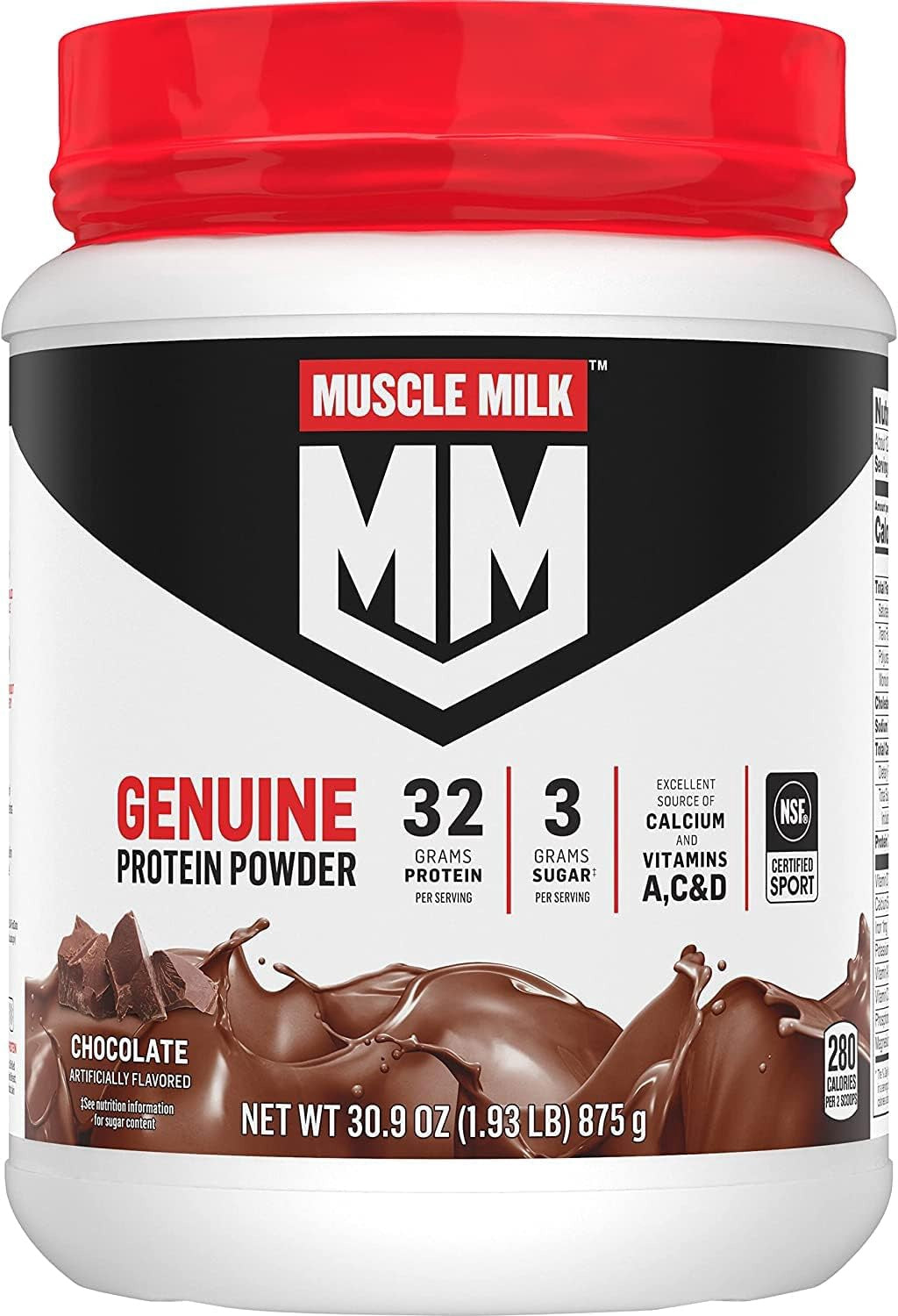 MUSCLE MILK Supplement Protein Powder 1.9LBS