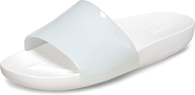CROCS Footwear Women Splash Slide White / Blue / Bone