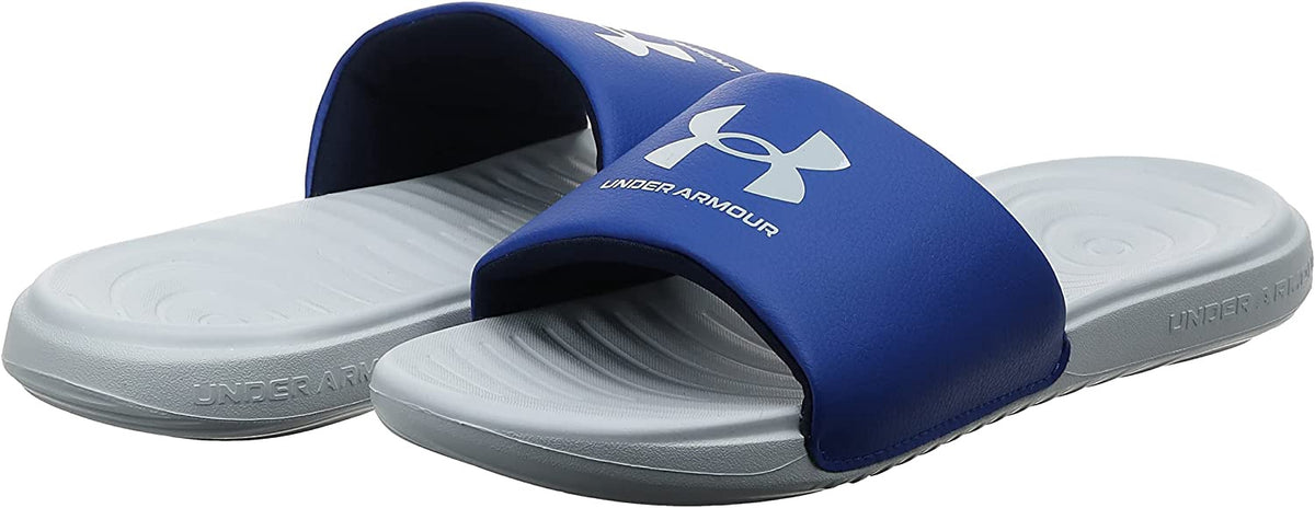 UNDER ARMOUR Footwear Men Slide Sandal Grey & Blue