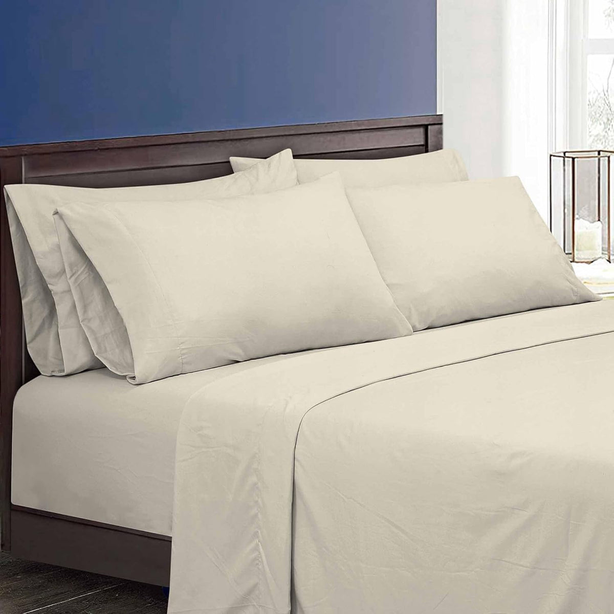 YUNUS HOME ESSENTIAL Bedsheet Set Yunus Home Microfiber 6PC