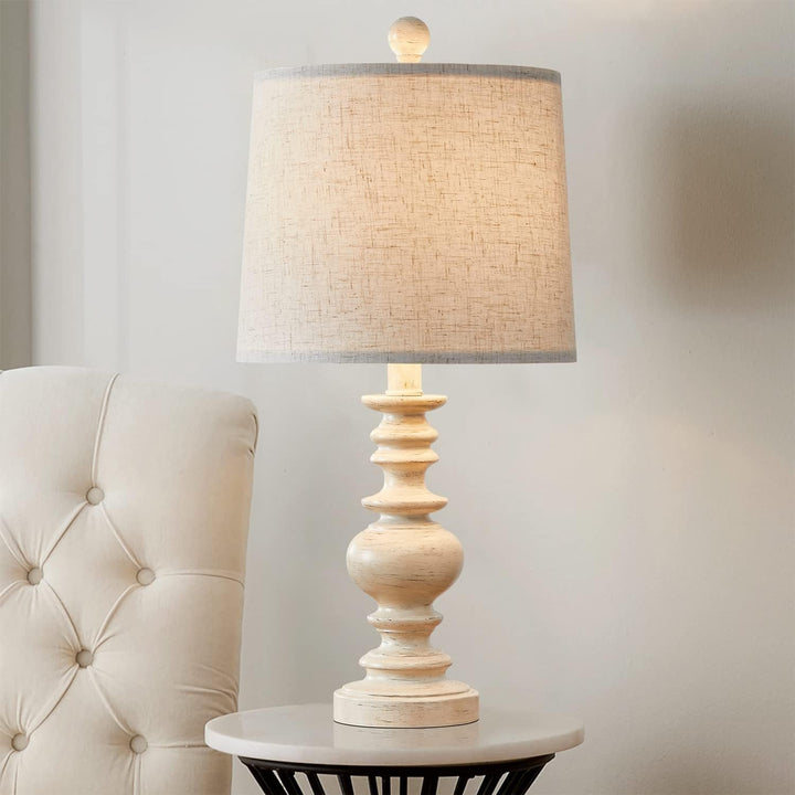 Table Lamp 2PC Set 20" Traditional Rustic