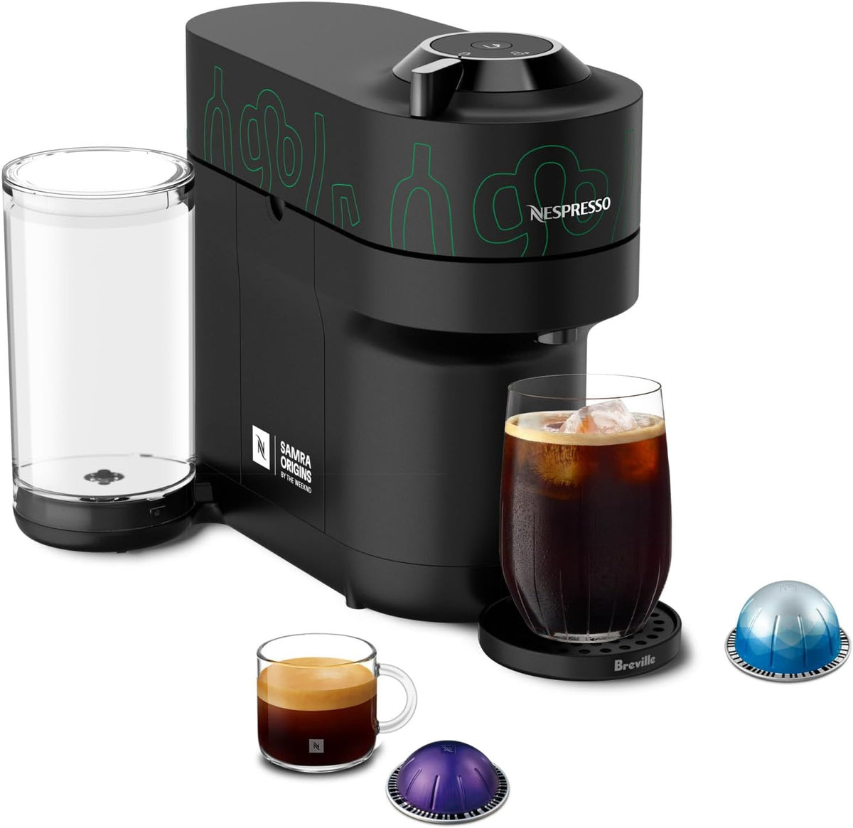 BREVILLE Coffee Maker Nespresso Vertuo Pop+ Samra Origins