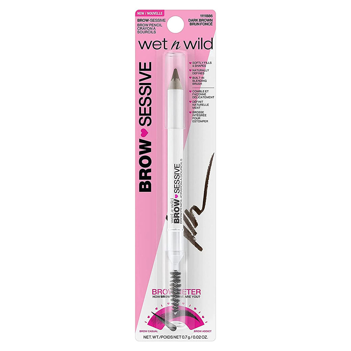 WET N WILD Makeup Eyebrow Pencil Dark Brown