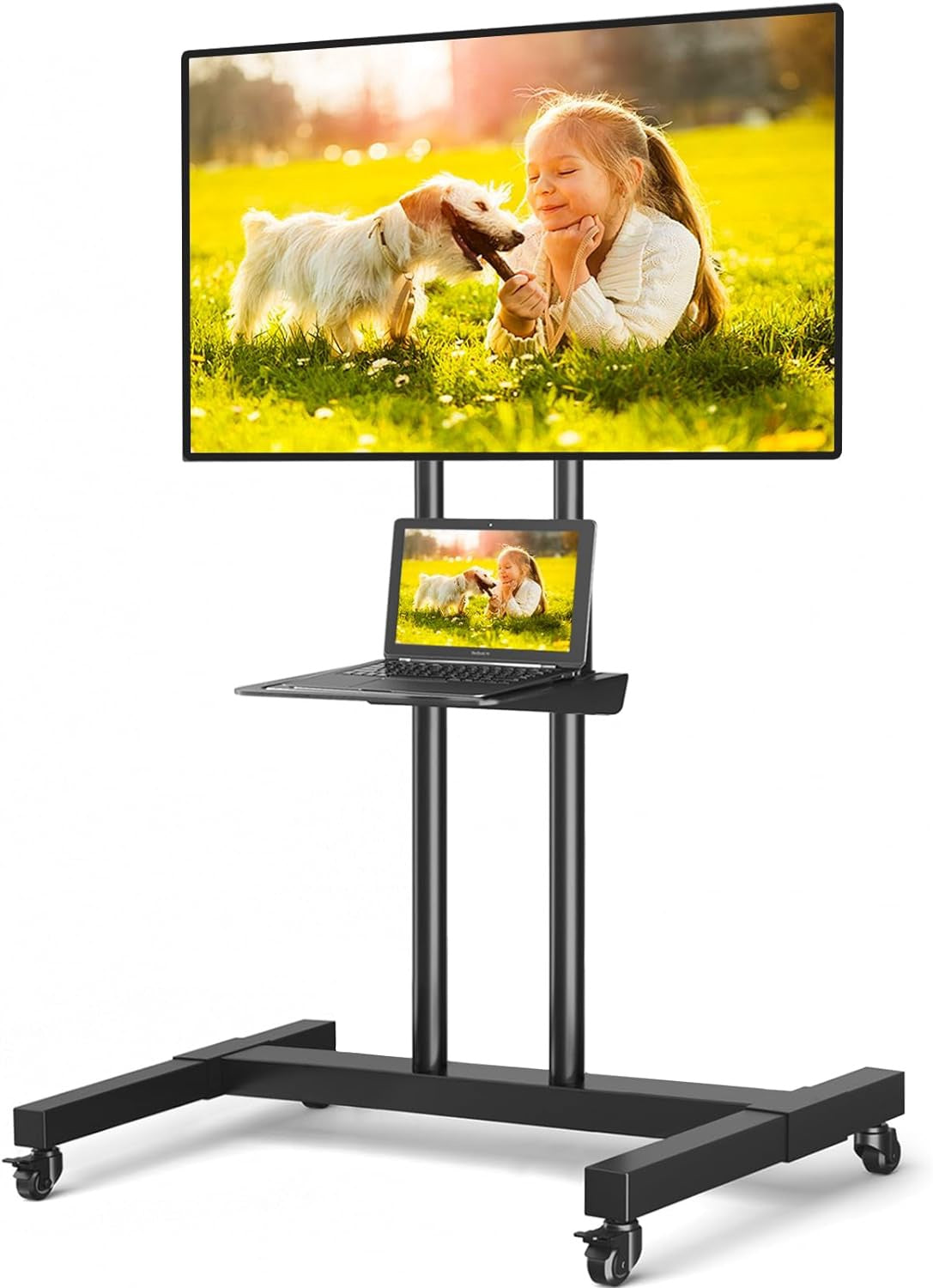 TV Stand Portable Rolling Adjustable MT1005
