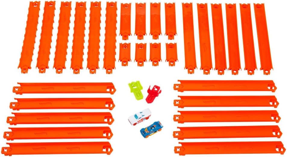 HOT WHEELS Toy Car Track Set Creator Deluxe Pack & Vehicles