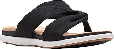 CLARKS Footwear Women Eliza Skip Slide Sandal Blue /Black