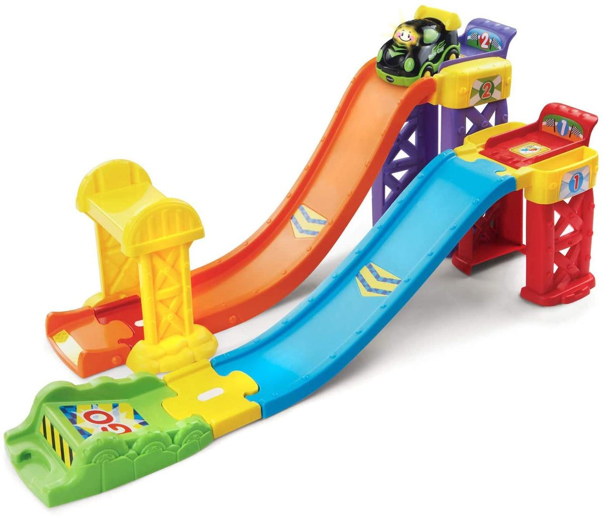 VTECH Toy Go! Go! Smart Wheels 3-IN-1 Launch and Play Raceway