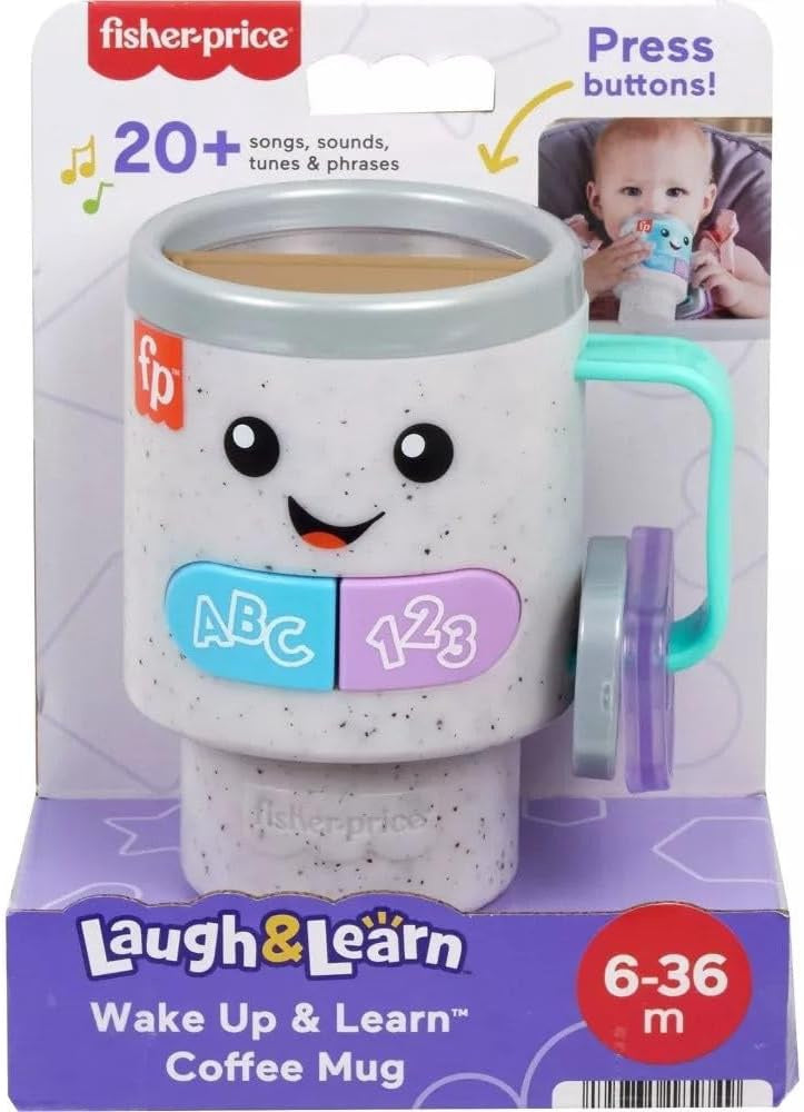 FISHER-PRICE Toy Coffee Mug Wake Up & Learn