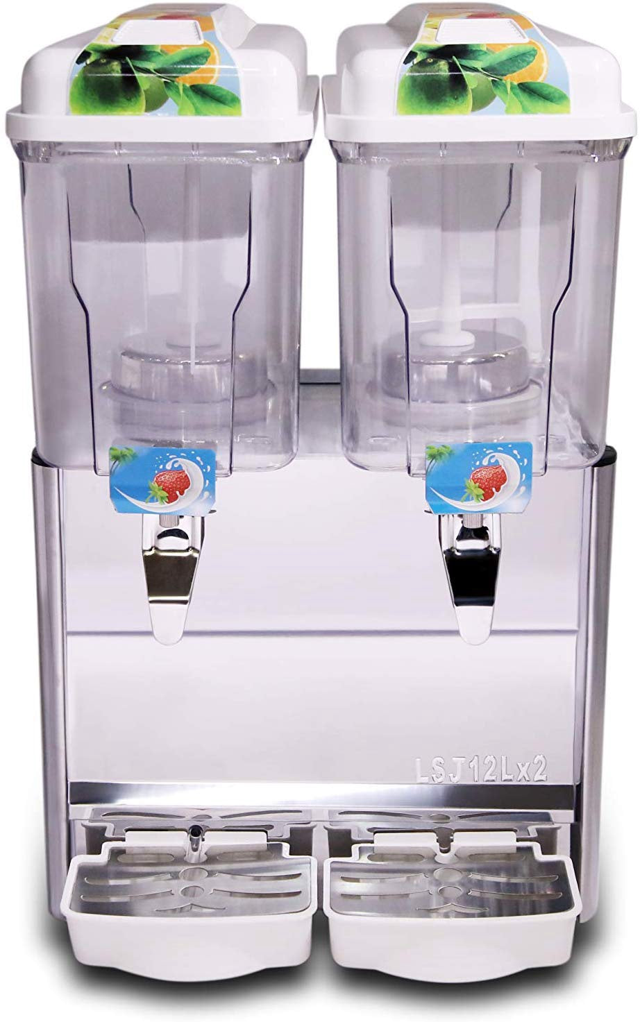 Beverage Juice Dispenser Double 12L LSJ12LX2 Cold Mixer