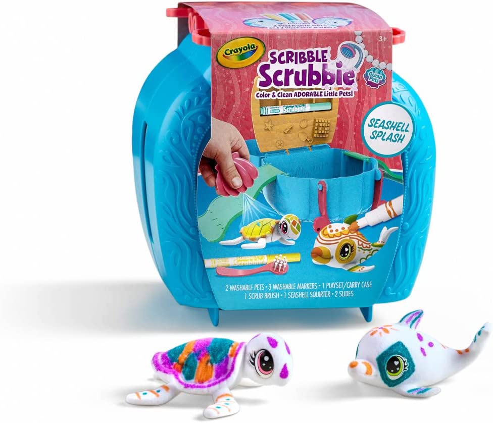 CRAYOLA Toy Scribble Scrubbie Pets Ocean Playset