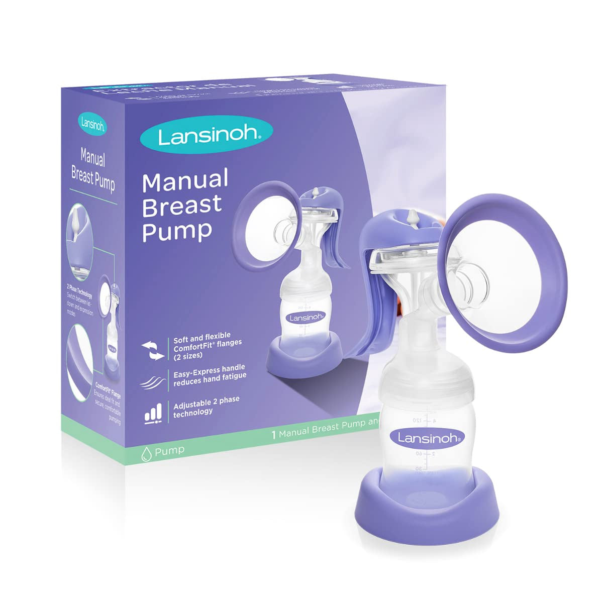LANSINOH Breast Pump Manual & Accessories
