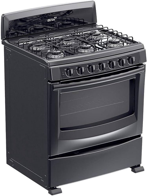 ACROS Stove 6 Burner LAF5001Z 30" Black 1Y