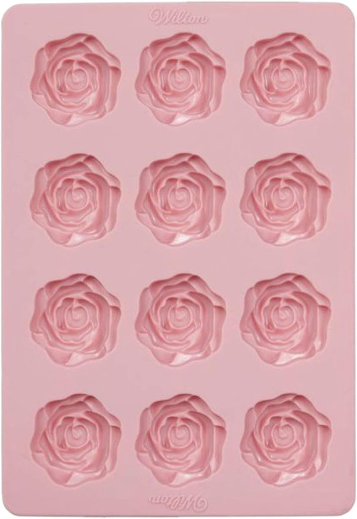 WILTON Baking Silicone Mold Rose 6 Cavity 2115-8516