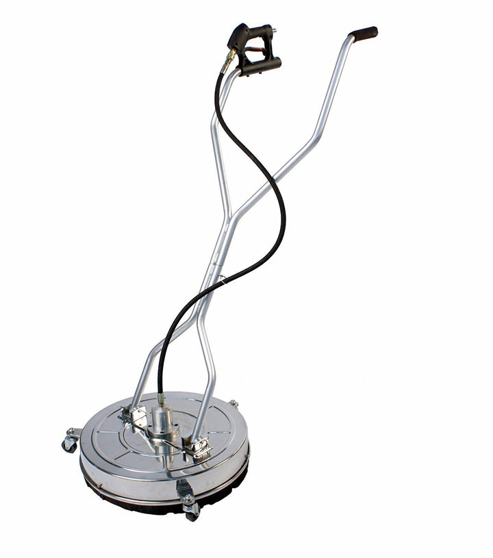 Pressure Washer Gun Jet Silver on Wheels 4 Jets 18" Surface Cleaner